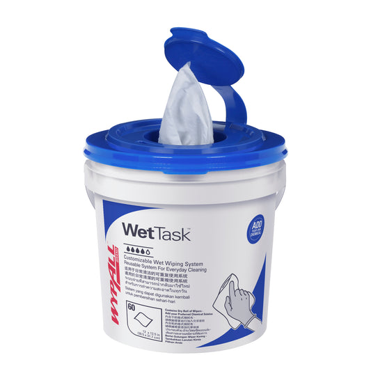 KIMTECH® Wettask® Hydroknit® Wipers with Bucket