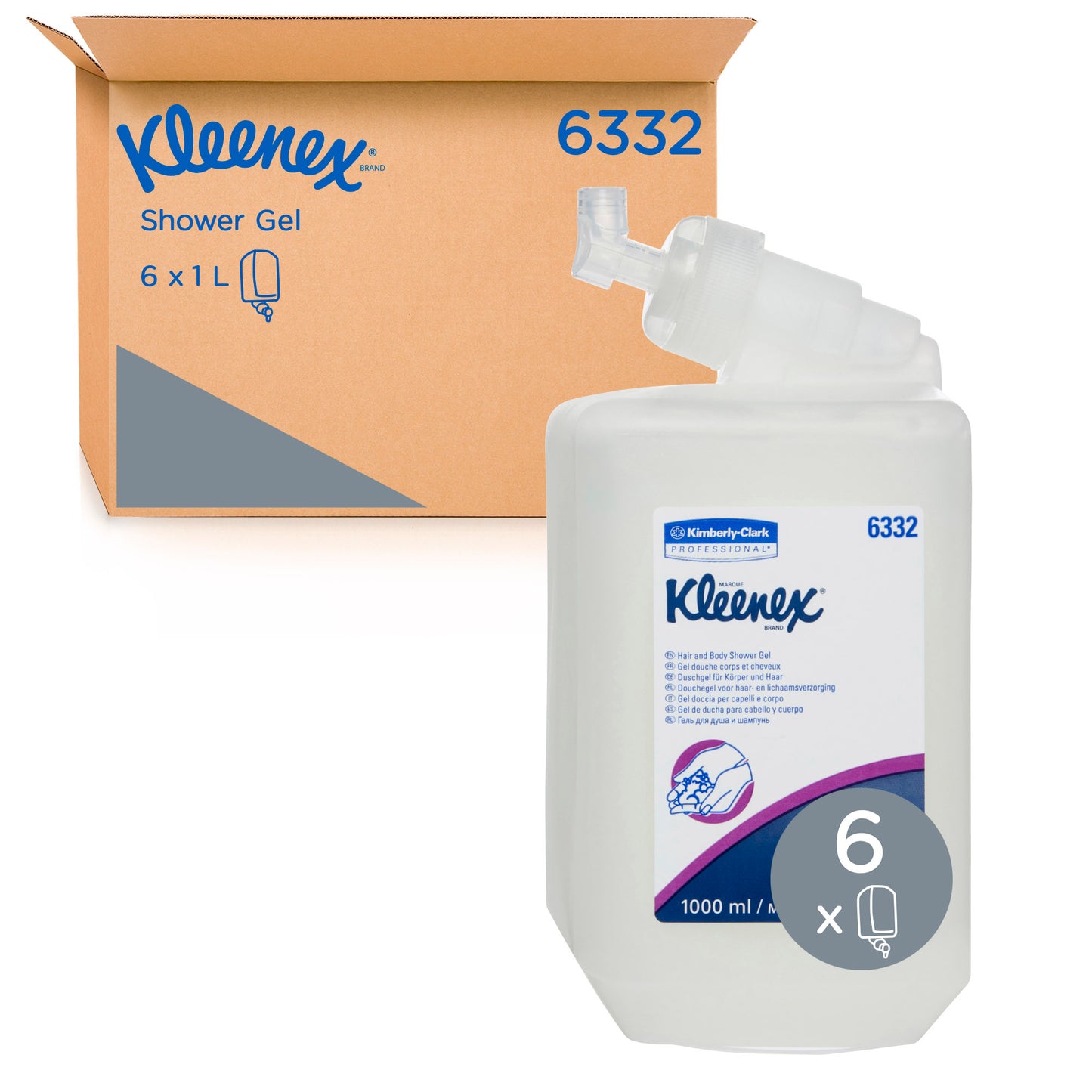 KLEENEX ® Hair & Body Shower wash