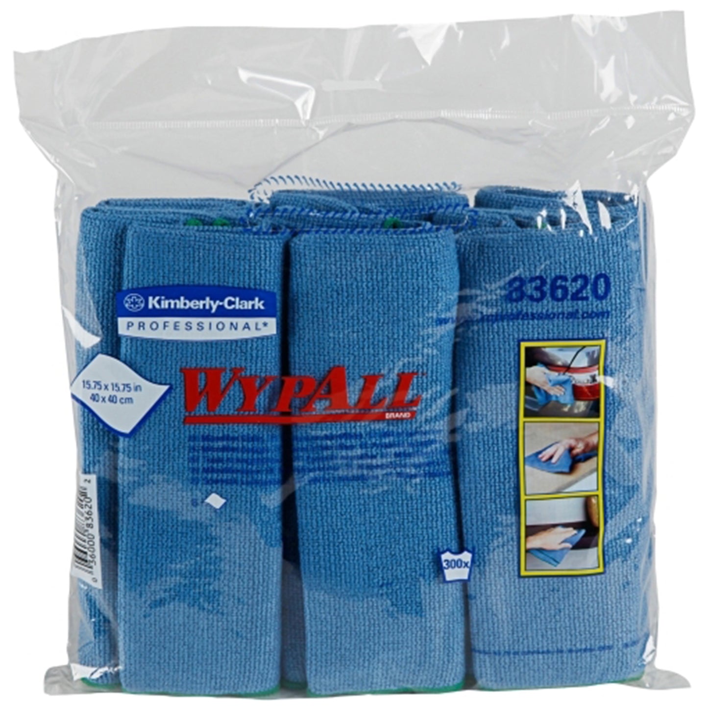 WYPALL® Microfibre Blue Cleaning Cloths