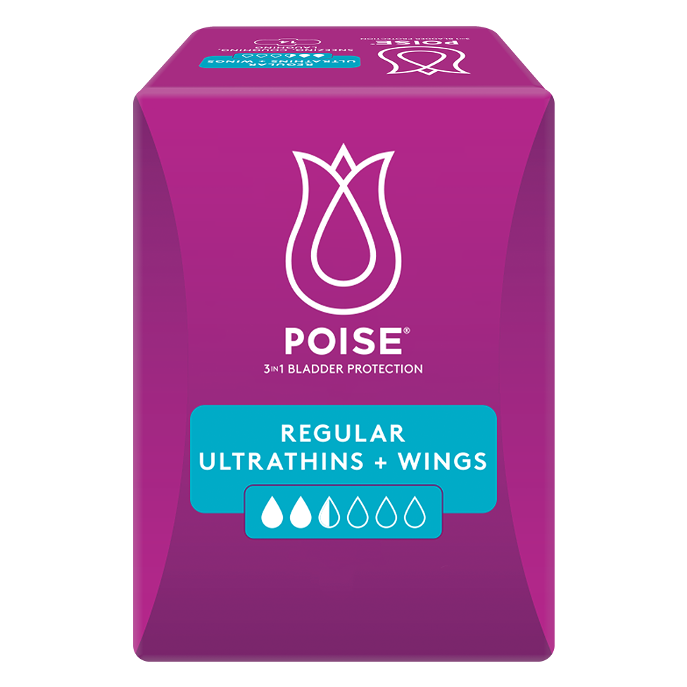 POISE® UltraThin Regular+ Wings