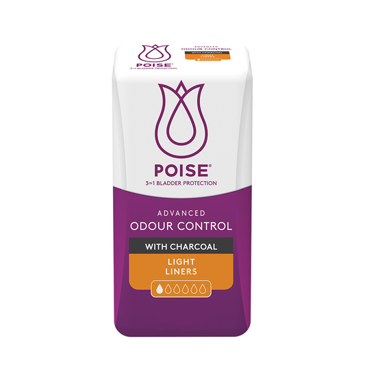 POISE® Charcoal Light Liner