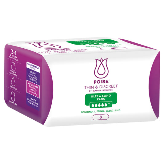 POISE® Discreet Pad Ultra Long