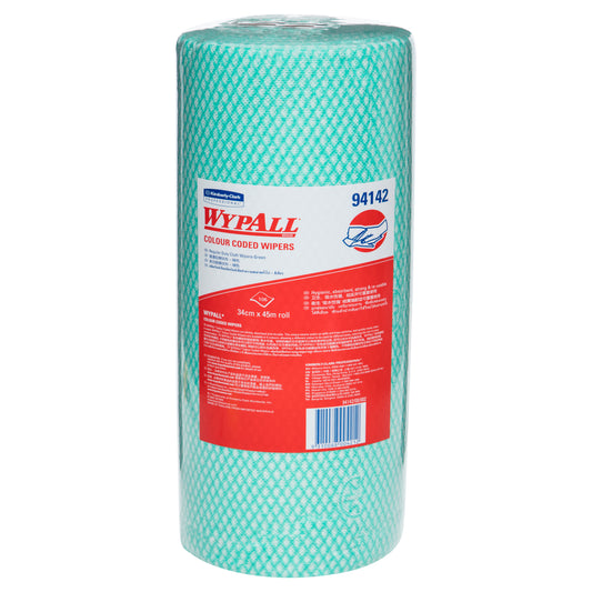 WYPALL® Colour Coded Green Cleaning Wipers