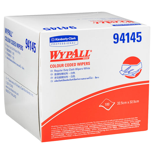 WYPALL® Colour Coded Wipers White Cleaning Wipers