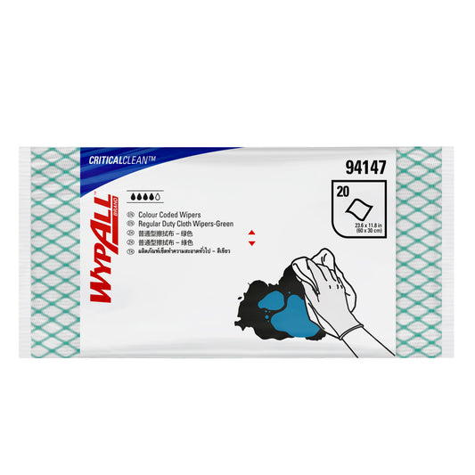 WYPALL® Colour Coded Green Cleaning Wipers
