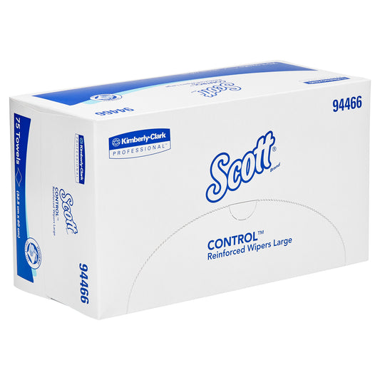 SCOTT® Control Reinforced Large Wipers, White Multi Purpose Wipers