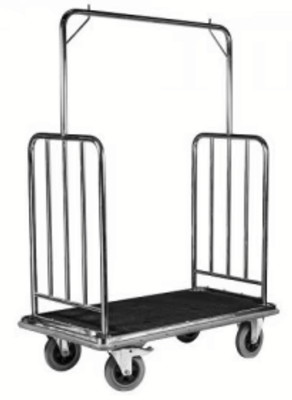 Wagen Heritage Luggage Garment Trolley 4 Star - Medium Silver