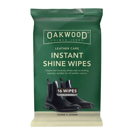 Leather Care Instant Shine Wipes 16PK Leather Care Instant Shine Wipes for School Shoes, Dress Shoes, Bags & Accessories Carton: 9 x 16 Pack