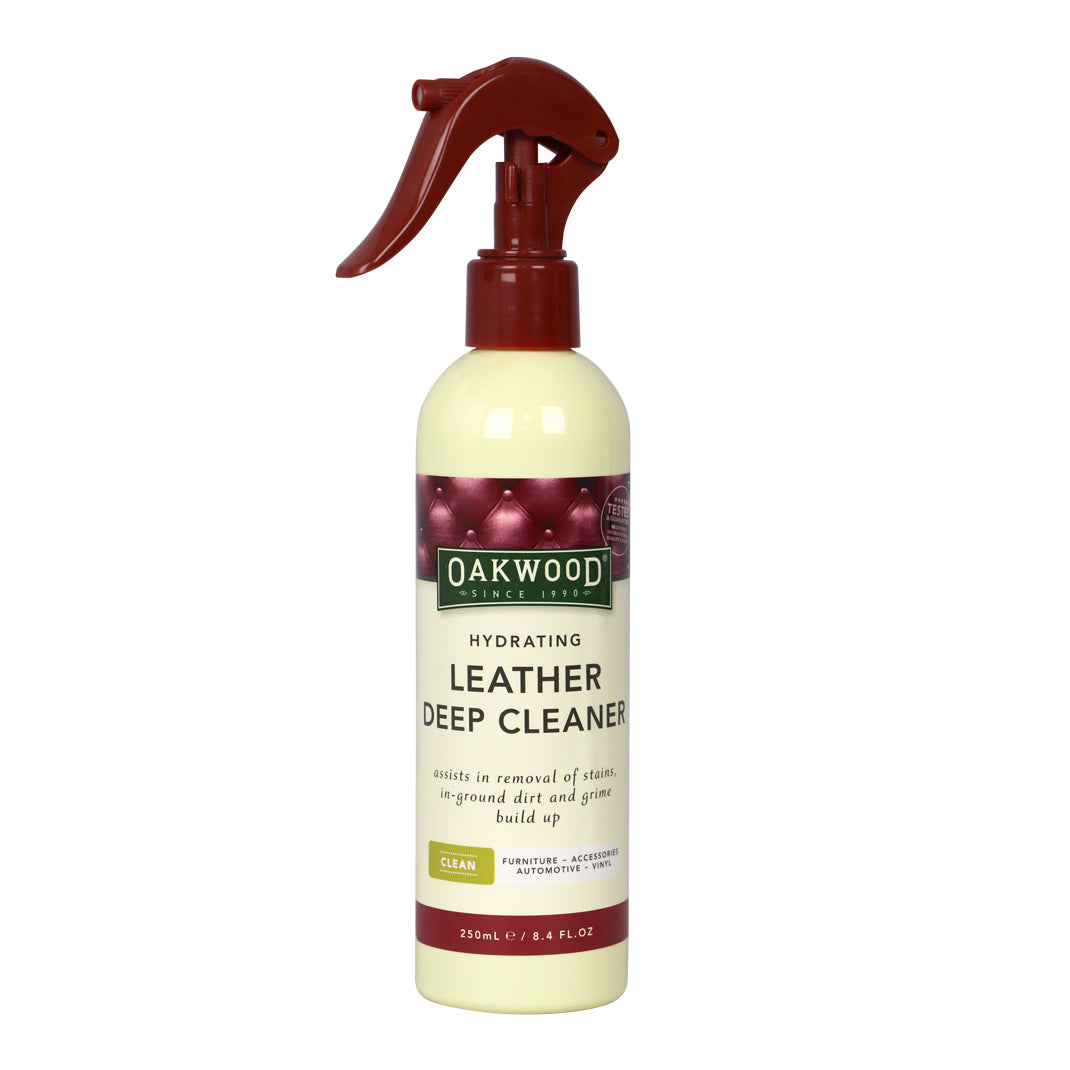 Hydrating Leather Deep Cleaner (250mL) Hydrating Leather Deep Cleaner for Leather Furniture Upholstery; Accessories Carton: 4 x 250ml