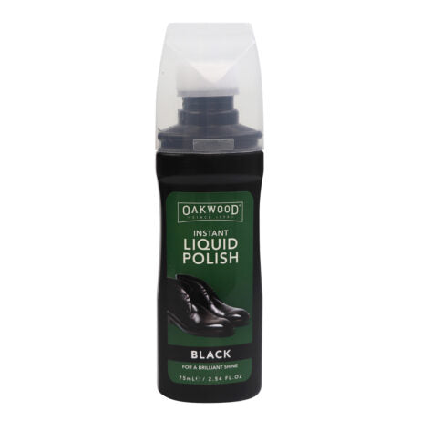 Instant Liquid Polish Black (75ML) An Instant Brilliant Shine, for Tired Shoes. Carton: 6 x 75ml