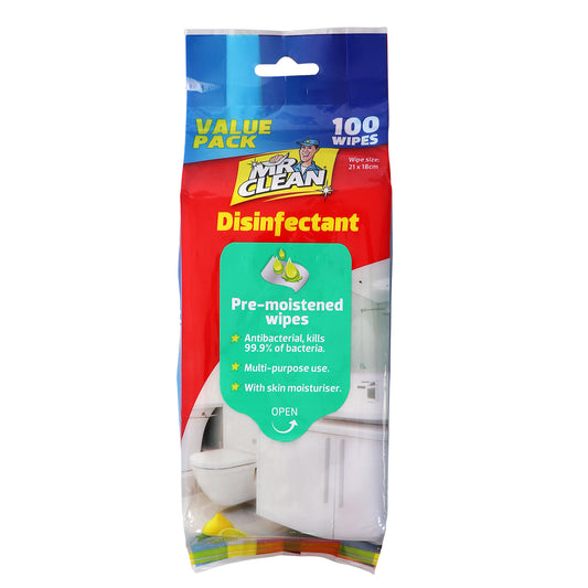 Disinfectant Wipes – 100PK  Value pack convenience! Carton: 20 x 100Pack