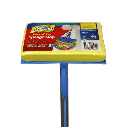 Easy Wring Sponge Mop  Easy to use with clean results! Carton: 6 Mops