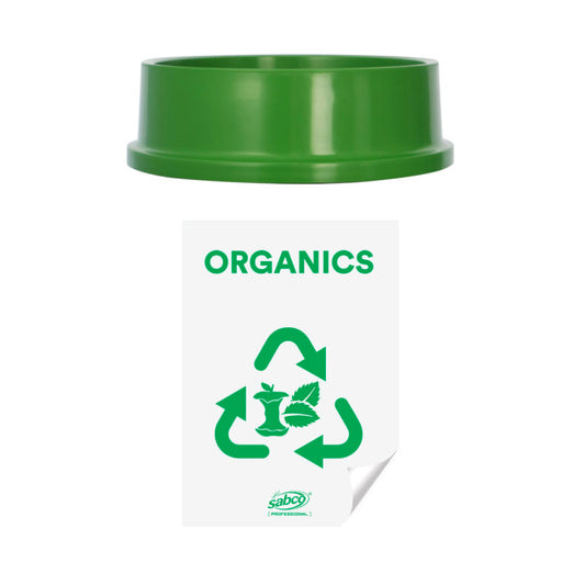 EnviroPlastic Recycling Station Lid & Sticker - Organics