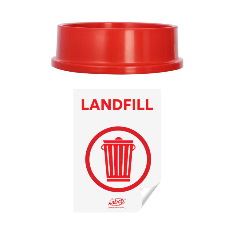 EnviroPlastic Recycling Station Lid & Sticker - Landfill