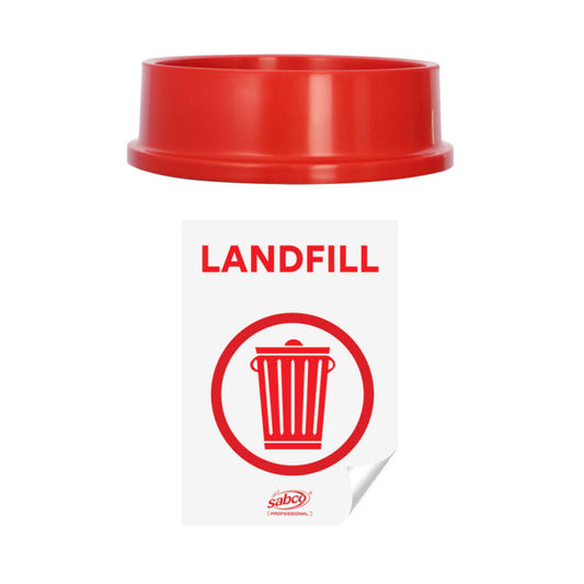 EnviroPlastic Recycling Station Lid & Sticker - Landfill