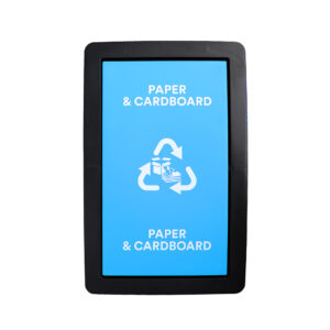 EnviroPlastic Deluxe Recycling Station 40L - Paper & Cardboard