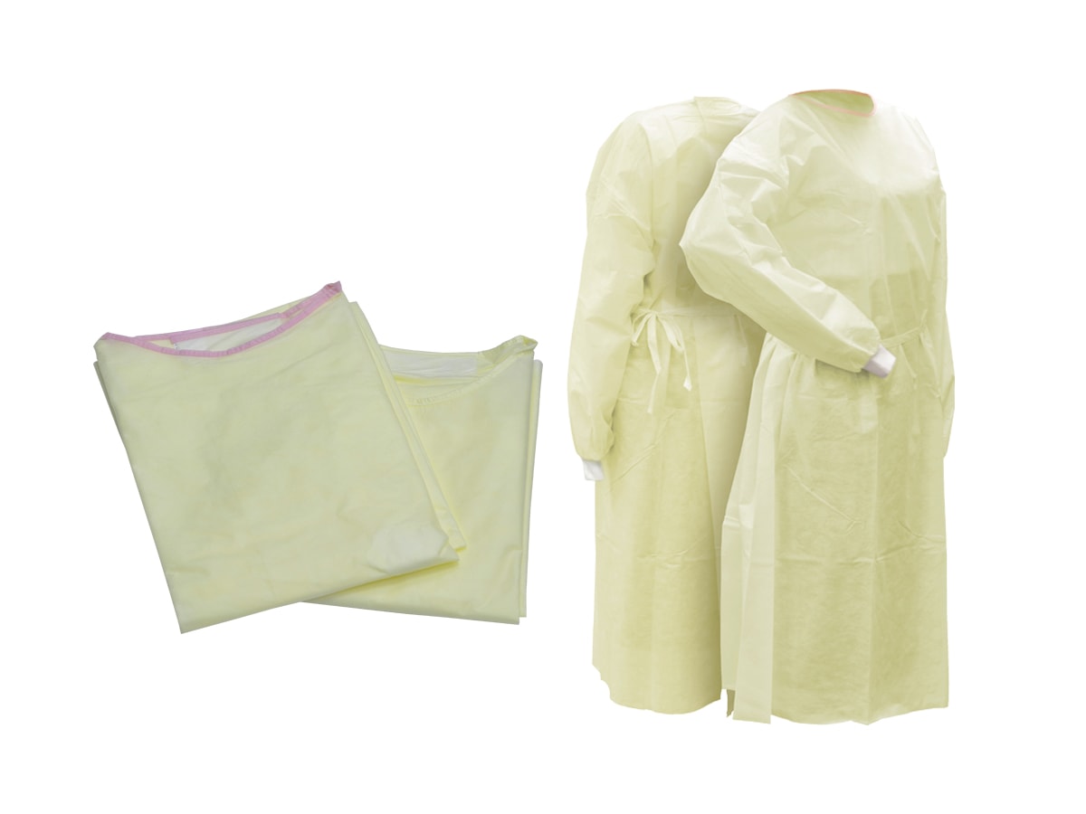 Isolation Gown Level 1 Regular - Yellow