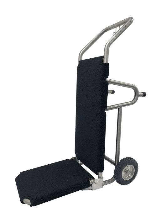 Wagen Heritage Porters Trolley Brushed Silver