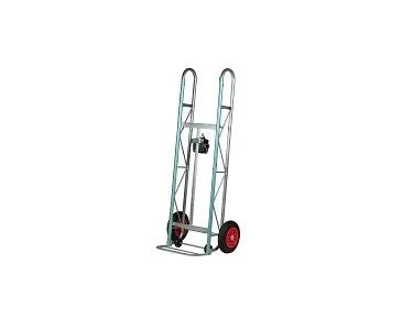 Wagen Workhorse Fridge Trolley with Ratchet Silver Pneumatic