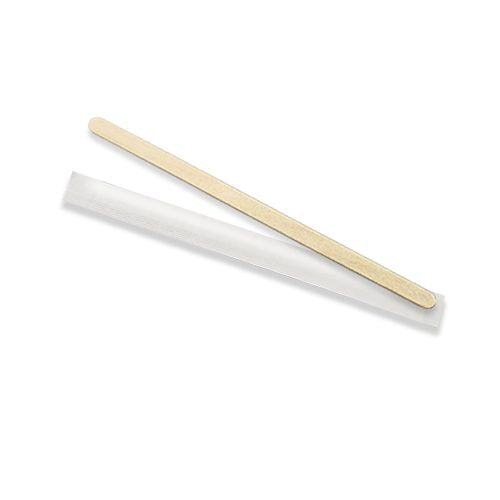 Wooden Coffee Stirrer - Individually Wrapped