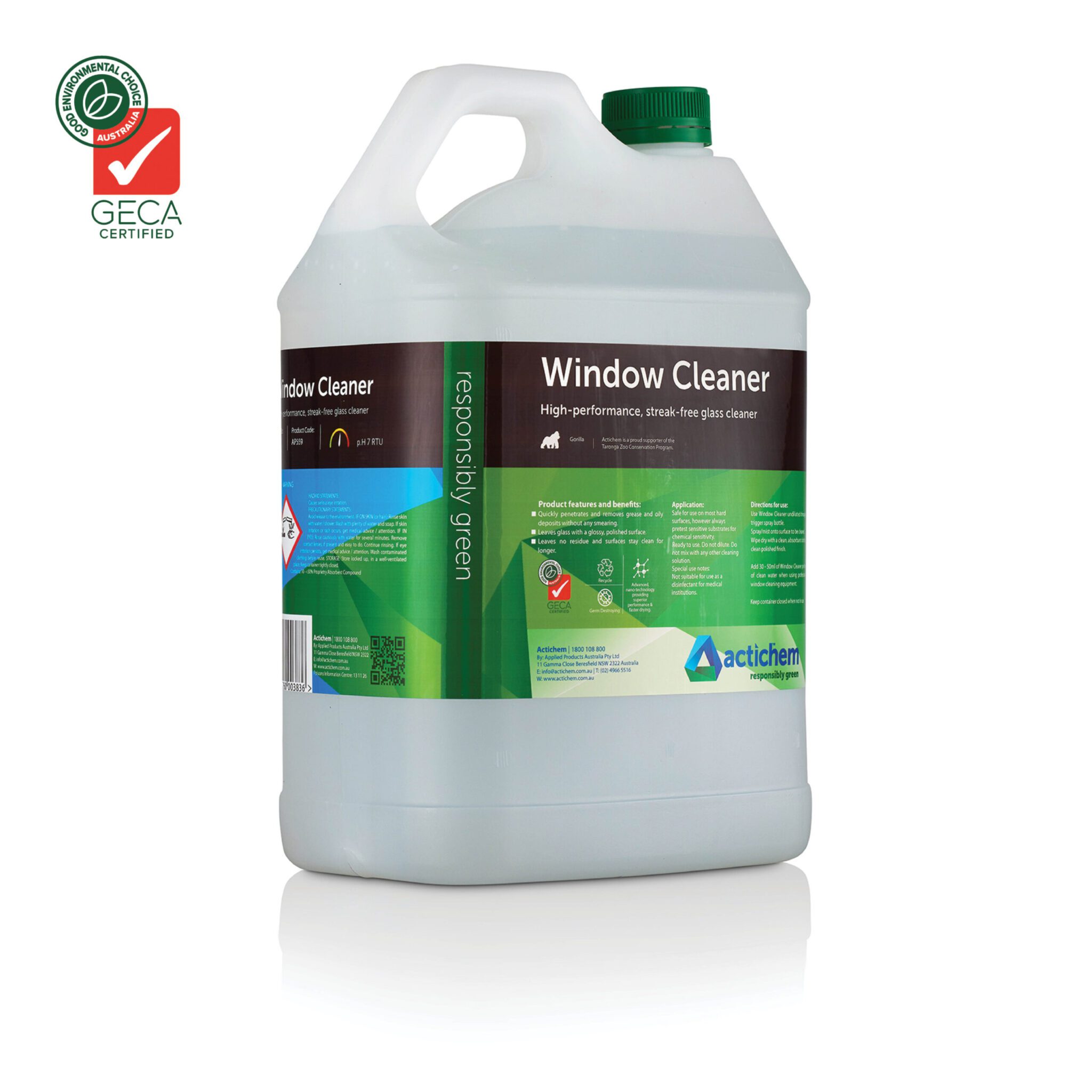 Window Cleaner - 5L GECA Approved – BPM Trading Company Pty Ltd