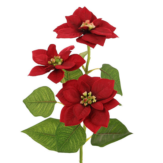 Poinsettia Spray - 30cm