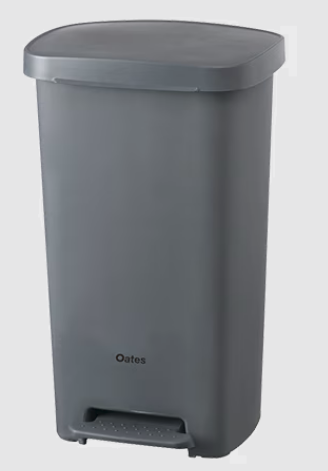Oates Pedal Bin Grey - 50L