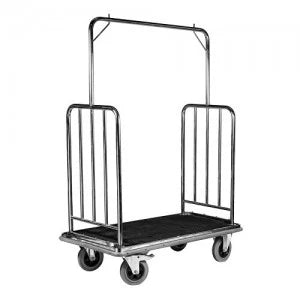 Wagen Heritage Luggage Garment Trolley 4 Star - Medium Silver